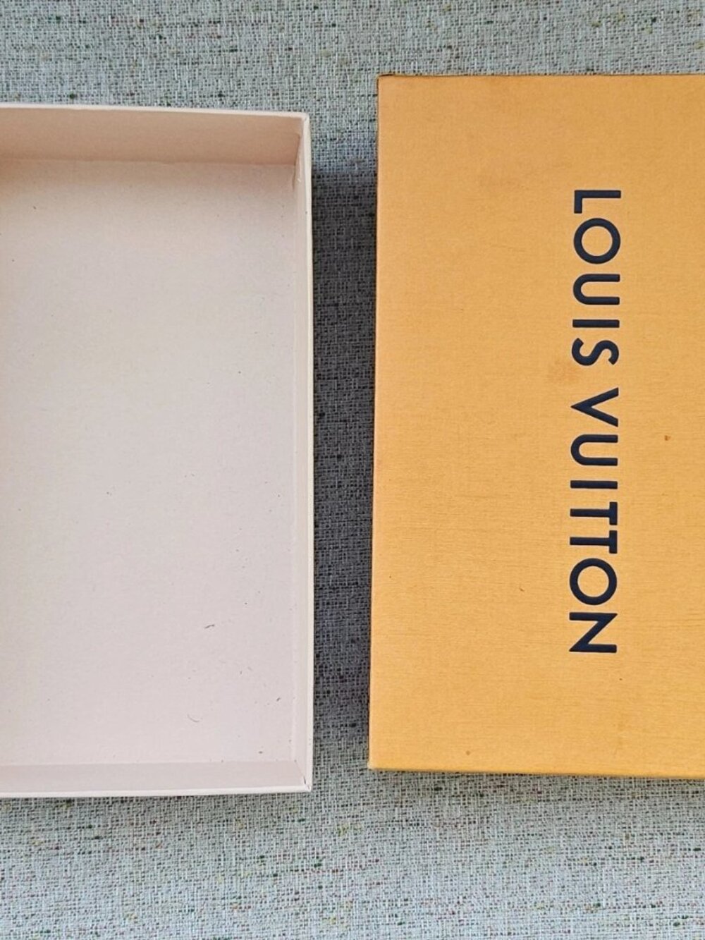 Louis Vuitton Empty Box Yellow Storage Box Authentic LV Gift Box 5 X 8 in Auth - Picture 8 of 9
